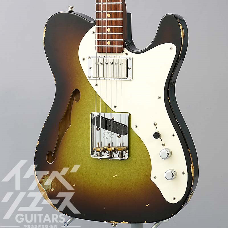 Fender Custom Shop Ltd 50's Thinline Tele Relic (Swamp Burst)の画像